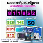 ตรวจรางวัลที่ 1 สิงหาคม
